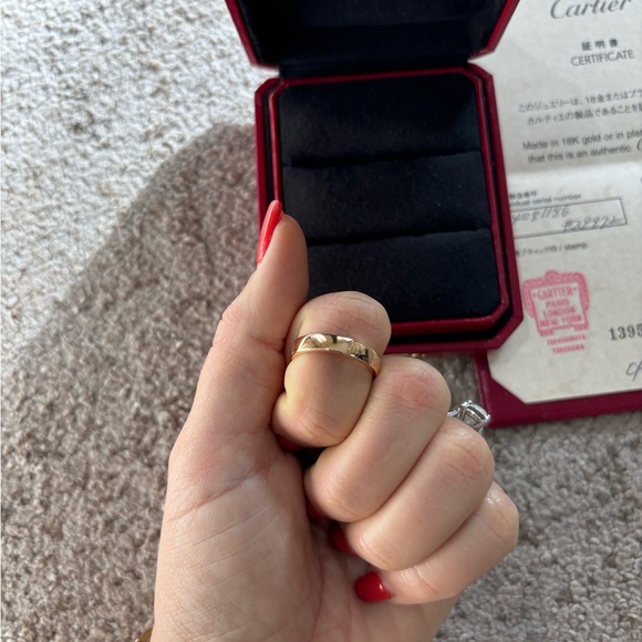 Authentic NEW Cartier limited edition Happy birthday rose gold ring size 56 - Picture 6 of 10